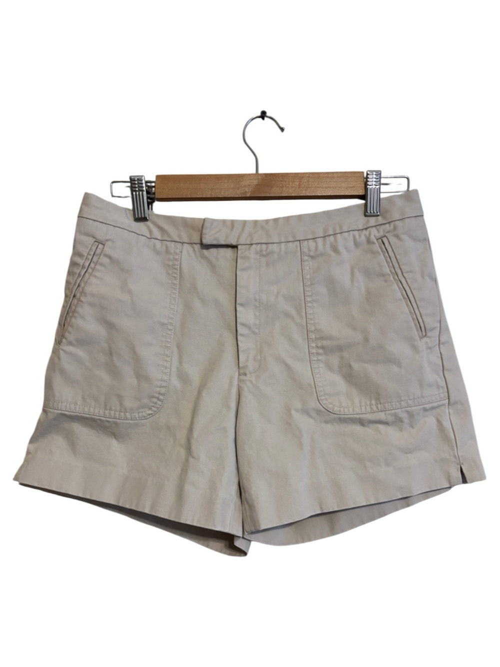 Banana Republic Y2K shorts women’s size 8 Light Beige Cotton Shorts